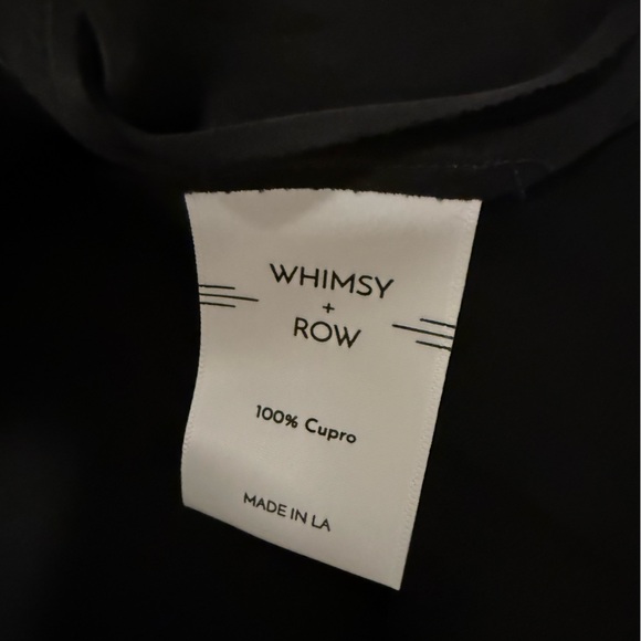 Whimsy + Row Freya Slip Dress in Black - Picture 8 of 9